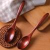 Colher de Chá e Sal de Madeira para Casa, Colher de Mel, Colher de Sopa Infantil, Colher Pequena de Madeira para Uso Doméstico, Colher para Mexer Café e Temperar, Yuan Hao