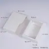 Cajas de Cajón para Calcetines y Ropa Interior de Papel Kraft al por Mayor, Cajas Vacías de Cartulina Blanca para Té, Cajas de Empaque para Regalos, Cajas de Regalo para Té