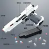 UDL2011 Mestre de Combate liga metálica concha manual arremesso de Pistola de Bala de Esponja brinquedo armazém vazio pendurar modelo de ciência e educação militar