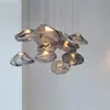 Lámpara de Araña de Cristal Creativa de Diseñador para Hoteles Posmodernos, Restaurantes, Bares, Villas y Edificios Dúplex Iluminación Decorativa