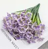 Ramo de Gypsophila Simulada para Sesión de Fotos, Estilo Pastoral, Decoraciones Simuladas de Violeta y Girasol, Flores Artificiales Frescas