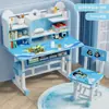 Mesa de Estudo Personalizada para Quarto Infantil Conjunto de Mesa e Cadeira com Mesa de Escrita Corretora Mesa Ergonômica
