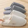 Pantuflas de Algodón de Invierno para Mujer, Pantuflas de Piso para Interiores, Pantuflas Cálidas de Felpa Antideslizantes para el Hogar con una Sensación Suave al Caminar, Pantuflas de Felpa y Algodón para Pareja