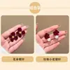 Pendientes rojos de Año Nuevo para mujer, otoño e invierno, con lazo, con clip para las orejas, nuevos pendientes de perla de Año Nuevo 2024