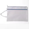 Bolsa para Documentos Impermeable Gruesa con Logo Personalizado Macaron Bolsa para Revisión de Salud Materno-Infantil Almacenamiento para Pruebas de Embarazo Centro de Confinamiento
