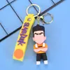 Llavero de Dibujos Animados Slam Dunk Master Colgante Pequeño Creativo para Mochila Sakuragi Hanamichi Rukawa Kaede Cadena para Llaves de Coche Colgante