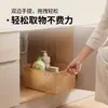 Cesta de almacenamiento para debajo del fregadero hecha de PP, antibacteriana, ventilada, con drenaje de agua, con asa, a prueba de humedad, resistente al aceite, un gran artículo para organizar el hogar