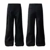 Pantalones de vestir rectos de alta gama con pliegues de color liso para hombre, de verano, pantalones anchos versátiles y casuales de marca de moda para otoño