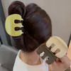 Nuevo Clip de Tiburón M 2025 Pasador de Pelo de Alta Gama para la Parte Trasera de la Cabeza de Mujer Estilo Francés Lujo Ligero Moda Pinza para el Pelo