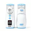 Nebulizador portátil Huashizhen, nebulizador médico para niños, nebulizador de malla fina de mano, con cartuchos nebulizadores reemplazables