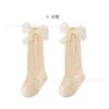Medias para Bebé Medias Delgadas para Bebé Lazo Grande Princesa Calcetines Calcetines sin Costuras para Niñas de Media Caña Anti-Mosquitos Venta Directa