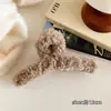 Clip Lateral de Felpa de Oso de Dibujos Animados para Mujer, Pasador Grande para Flequillo, Lindo Pasador para el Cabello Infantil, Clip de Pico de Pato para Cabello Suelto, Tocado