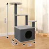 Estrutura de escalada para gatos, árvore para gatos, casa para gatos, cápsula espacial multifuncional grande integrada, villa para gatos, prateleira para gatos, suprimentos para animais de estimação