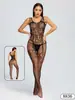 Benshi Transfronterizo Navidad Lencería Sexy Tallas Grandes Uniforme Erótico Entrepierna Abierta Medias de Malla Transparentes Accesorios Atuendo Seductor