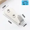 Ganchos de Ropa de Acero Inoxidable para Vestuario, Puerta de Partición de Baño, Ganchos de Pared para Baño, Venta al por Mayor
