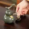Juego de Té de Calabaza Cerámica Cultural y Creativa Guochao, Juego de Regalo, Personalizable con Logo, Regalo Empresarial para Clientes, Empaque en Caja de Regalo