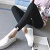 Ropa de maternidad 2022 verano nuevo estilo coreano pantalones de soporte para el vientre de gatito moda para salir pantalones cortos básicos