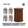 Nuevas Sillas y Taburetes de Comedor Estilo Chino, Taburetes Simples con Patas de Hierro para Uso Doméstico, Sala de Estar, Uso Comercial y Restaurantes, Taburetes Redondos Apilables