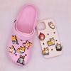 Accesorios Zuecos Transfronterizos, Hebillas para Zapatos Corgi de Alta Gama y Lindas, Accesorios Decorativos DIY, Hebillas, Zapatos de Cachorro de Dibujos Animados, Flores