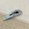 Grampo de Cabelo Geométrico Azul com Bolinhas Estilo Coreano com Presilha para Franja Estampa de Vaca Fresca, Grampo Lateral Versátil e Estiloso