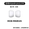 Adequado para fones de ouvido AirPods Pro1/2, fones de ouvido Bluetooth da Apple, ponteiras de fone de ouvido antiaderentes com cancelamento de ruído, pontas de ouvido de silicone de reposição