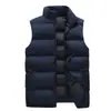 Chaleco Acolchado Ligero de Algodón para Hombre Primavera Otoño e Invierno Chaleco para Vestir por Fuera Chaleco Cálido sin Mangas Chaleco de Hombre Estilo Masculino