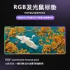 Alfombrilla de ratón con reposamuñecas antideslizante, alfombrilla de escritorio extragrande, fábrica de origen, impresión por transferencia térmica, ilustración de cultura china, personalización de alfombrilla de ratón grande