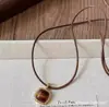Collar Maillard Natural de Piedra Ojo de Tigre Perla para Mujer Lujo Accesible Exquisito Elegante Cadena de Suéter Popular Nueva 2025