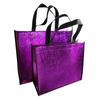 Bolsa de TNT Laminada a Laser Portátil Bolsa Publicitária de Proteção Ambiental Bolsa de TNT a Laser para Roupas Sacola de Compras de TNT Bolsa de Mão