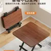Mesa de comedor plegable para apartamentos pequeños, mesa de comedor para uso doméstico, mesa de estudio simple para dormitorios, mesa cuadrada pequeña portátil para montar puestos