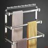 Barra Individual Sin Perforación con Gancho Toallero de Baño Acero Inoxidable Toallero Doméstico Baño Baño Inodoro Colgante de Pared