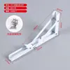 Soporte Plegable Billy de Acero Inoxidable Soporte de Pared Estante Soporte Triangular Partición Fijo Móvil para Mesa y Silla
