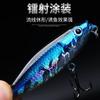 Isca Luya Floating Water Spirit Word Dog 6.5g 58mm Padrão Escama de Peixe Simulação Remoto Lápis Isca Bass Peixe Mandarim