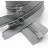 Em estoque atacado YKK zíper genuínos mercadorias Não. 5 YKK Nylon Cauda Aberta Longo Plástico Zíper Roupas Frente Médio Placket Zipper