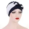 Amazon Sombrero Turbante Suave Trenzado Lateral Multicolor Gorro para Quimioterapia Nuevo Modelo Transfronterizo