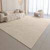 Alfombra sencilla de estilo chino de área grande y cobertura total para sala de estar, alfombra de terciopelo bucle de alta gama para el hogar, a prueba de frío, antideslizante, manta para mesa de té, para piso