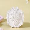 Lirio del Valle, Gypsophila, Etiqueta Colgante de Aromaterapia de Yeso con Relieve de Rosa, Ambientador para Armario del Hogar, Tableta de Fragancia para Coche