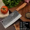Em estoque Atacado Conjunto de Três Peças para Cozinha Faca Forjada à Mão com Martelo Faca para Fatiar Picador Doméstico Afiado Faca de Chef