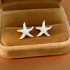 Brincos de Prata Banhados a Ouro Real com Tarraxa de Estrela de Zircônia, Acessórios de Festa, Brincos Versáteis da Moda, Brincos de Luxo Leve de Alta Qualidade