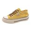Zapatos de Lona Blancos Leche con Suela Gruesa para Mujer 2026 Nuevos de Primavera Versátiles Estudiantiles Zapatos de Tabla Transpirables Casuales Blancos