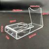 Estante de exhibición blanco para cuchilla eléctrica de barba, estante de exhibición transparente de acrílico para maquinilla de afeitar, estante de exhibición de instrumento de belleza para dispositivo de vello nasal