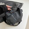 Bolsa Feminina de Moda de Luxo 2025 Grande Capacidade Estampada Elegante Bolsa Tote Bolsa Tote Relaxada de Mão