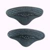 Pegatinas granulares para tacones altos, suaves, antidesgaste, anticaídas, recortables, autoadhesivas, con tacto de piel, almohadilla ajustable de media talla.