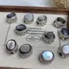 Caja de Concha Negra Natural Pulsera Incrustada Cuentas Espaciadoras Accesorios para Joyería Hechos a Mano DIY