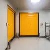 Puertas Rápidas Aisladas Especializadas para Almacenamiento en Frío Alimentario y Farmacéutico, Puertas Automáticas de Elevación Anti-Colisión con Sensor para Almacén de Cadena de Frío a Baja Temperatura de PVC