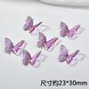 Colgante de resina transparente con purpurina de mariposa súper hada, para hacer tú mismo, pendientes, pulseras y collares, accesorios de material