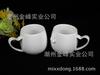 Taza de cerámica creativa QQ con diseño de gran barriga y amor, con logotipo impreso, ideal como regalo para cafeterías.
