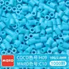 Paquete de Recarga de Cuentas Mard Mismo Color 2.6mm 265 Colores Set Completo Cuentas Fusion Juguete DIY Paquete de Materiales Cuentas