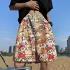 Shorts de Verano, Ropa Holgada para Casa, Pantalones de Dormir con Estampado de Dibujos Animados, Pantalones Casuales, Shorts de Playa para Parejas
