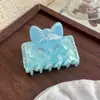 Pinza de Garra con Mariposa de Pedrería Estilo Francés Pinza para el Cabello de Acetato de Gama Alta Tamaño Mediano Recogido en la Parte Posterior de la Cabeza Pinza de Tiburón Accesorio para el Cabello para Mujeres